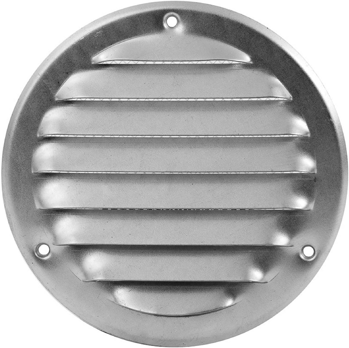 Ventilatierooster RVS Ø 100mm met Standaard Muggengaas