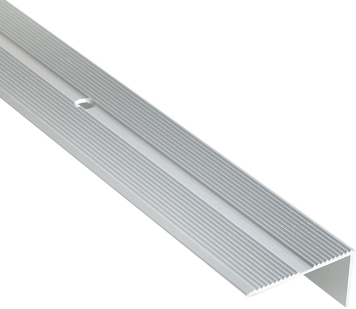 Aluminium Hoekprofiel 100 cm (40x20mm) - Boorprofiel incl. Bevestigingsmateriaal | Zilveren Hoeklijst voor Afwerking
