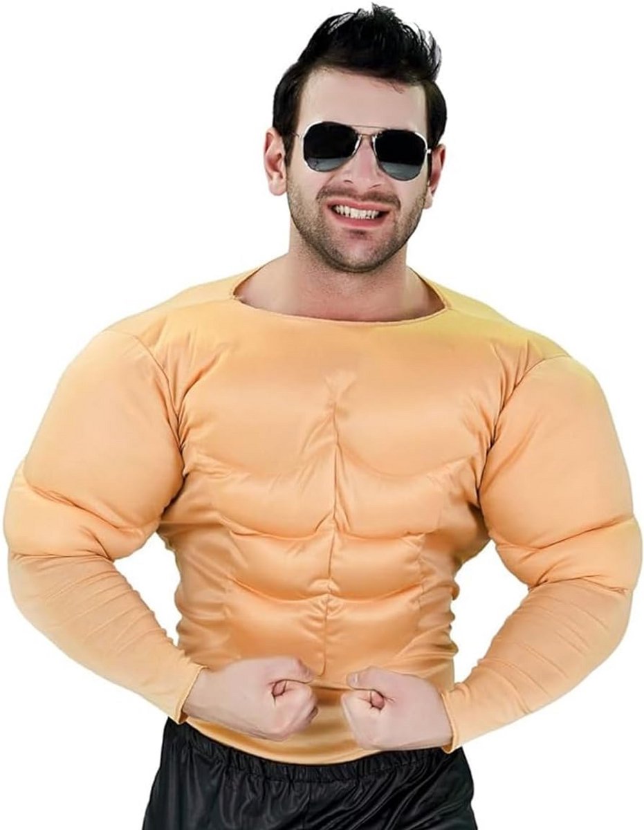Grappig Herenkostuum Geel One Size - Kostuum voor Feest of Halloween