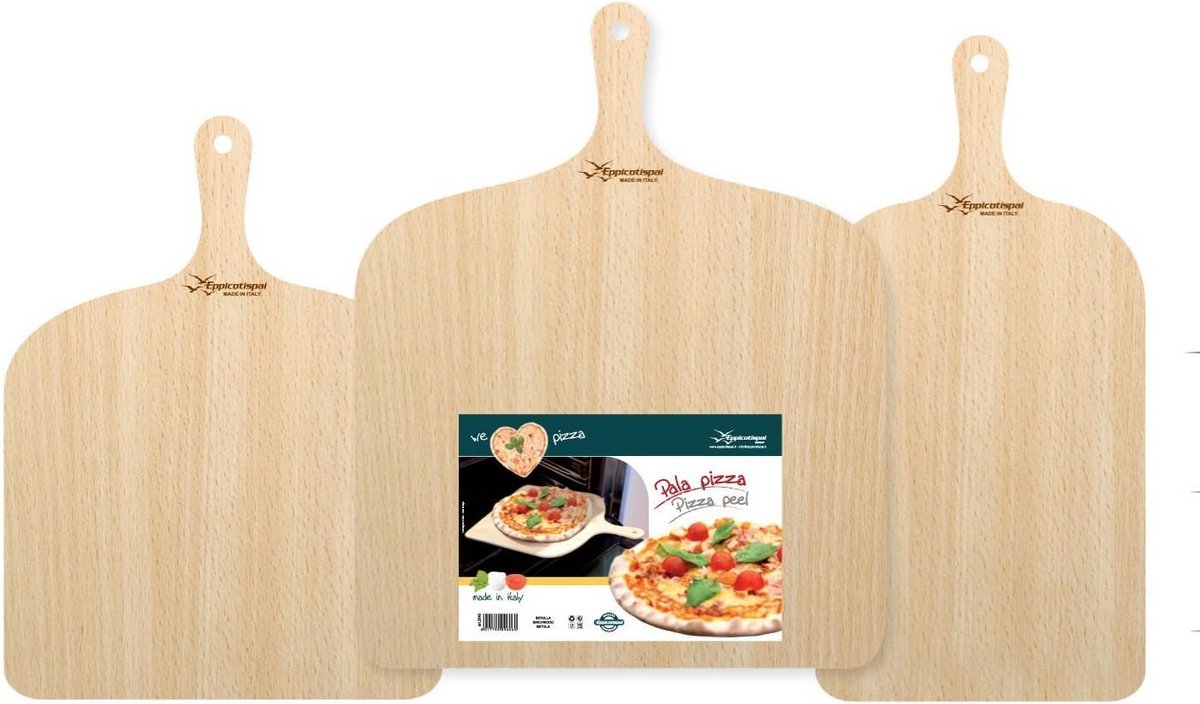 Houten Pizza Schep Berkenhout - Professionele Pizzaschep voor Oven en BBQ