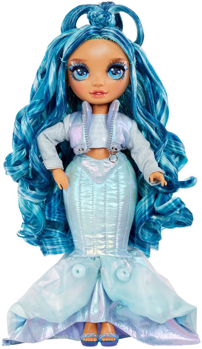 Rainbow High Winter Wonderland pop - Skyler (blauw) — afbeelding 9