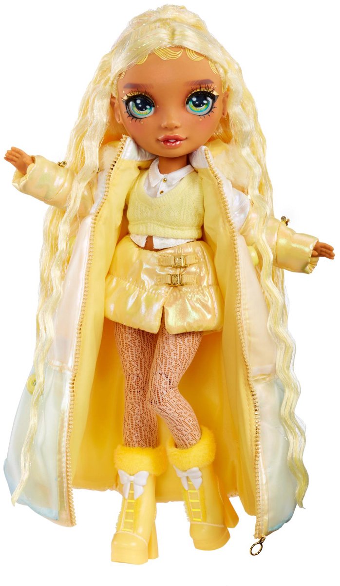 Rainbow High Winter Wonderland pop - Sunny (geel) — afbeelding 7