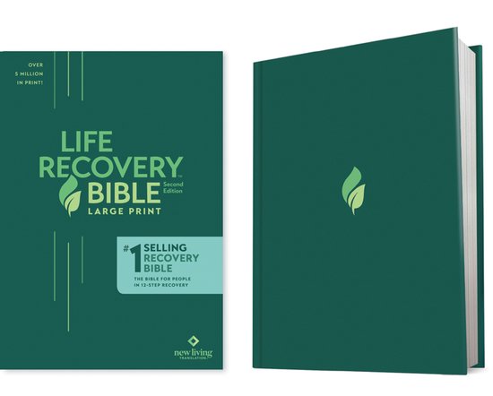 NLT Life Recovery Bible, Large Print, Hard Cover