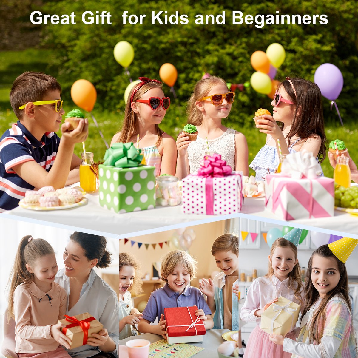 4K Digitale Camera voor Beginners & Kinderen - 48MP Fotocamera met Autofocus - 18X Zoom - Compact Camera met 2.8" Scherm - Inclusief 32GB SD-kaart & Handig Opbergzakje - Paars thumbnail 4