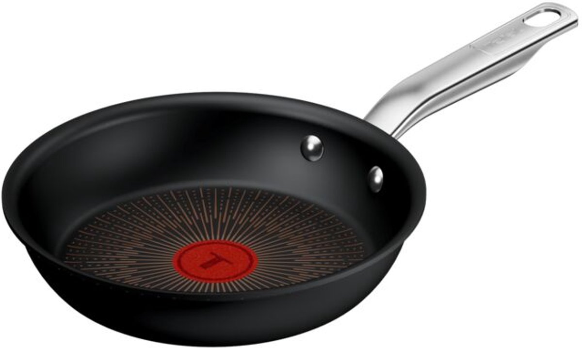 Tefal Experience - Koekenpan - 20 cm - Fusion Core - Anti-aanbaklaag - Inductie - Geschikt voor gebruik met metalen spatels van Tefal