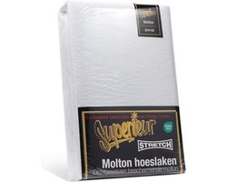 Molton Matrasbeschermer - 160x200 cm - Hoge Hoek - Hotelkwaliteit - Katoenmix