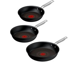 Tefal Experience - Pannenset - 20/24/28 cm - Fusion Core - Anti-aanbaklaag - Inductie - Geschikt voor gebruik met metalen spatels