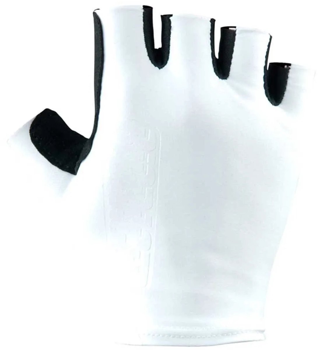 Bioracer Road Summer Korte Handschoenen Wit M
