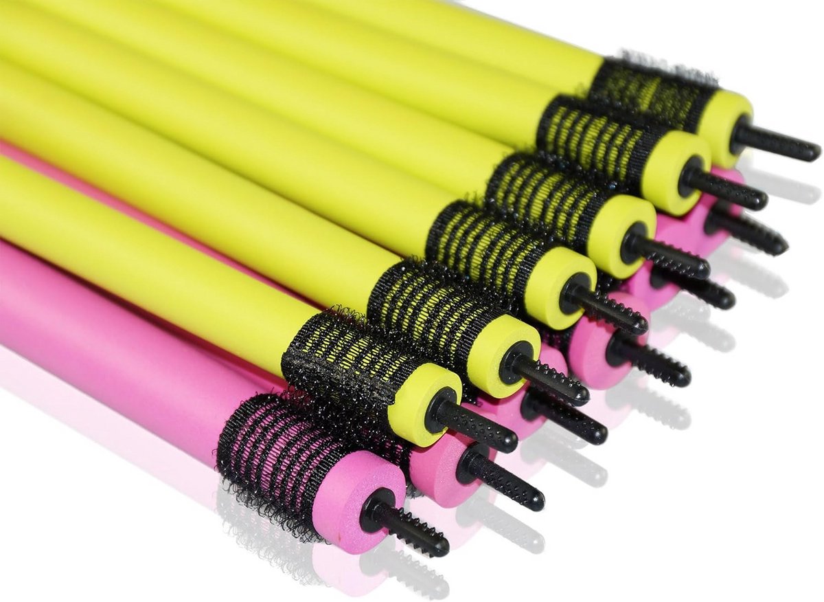36 Flexibele Haarrollers voor Krullen Ø 15mm en Ø 20mm