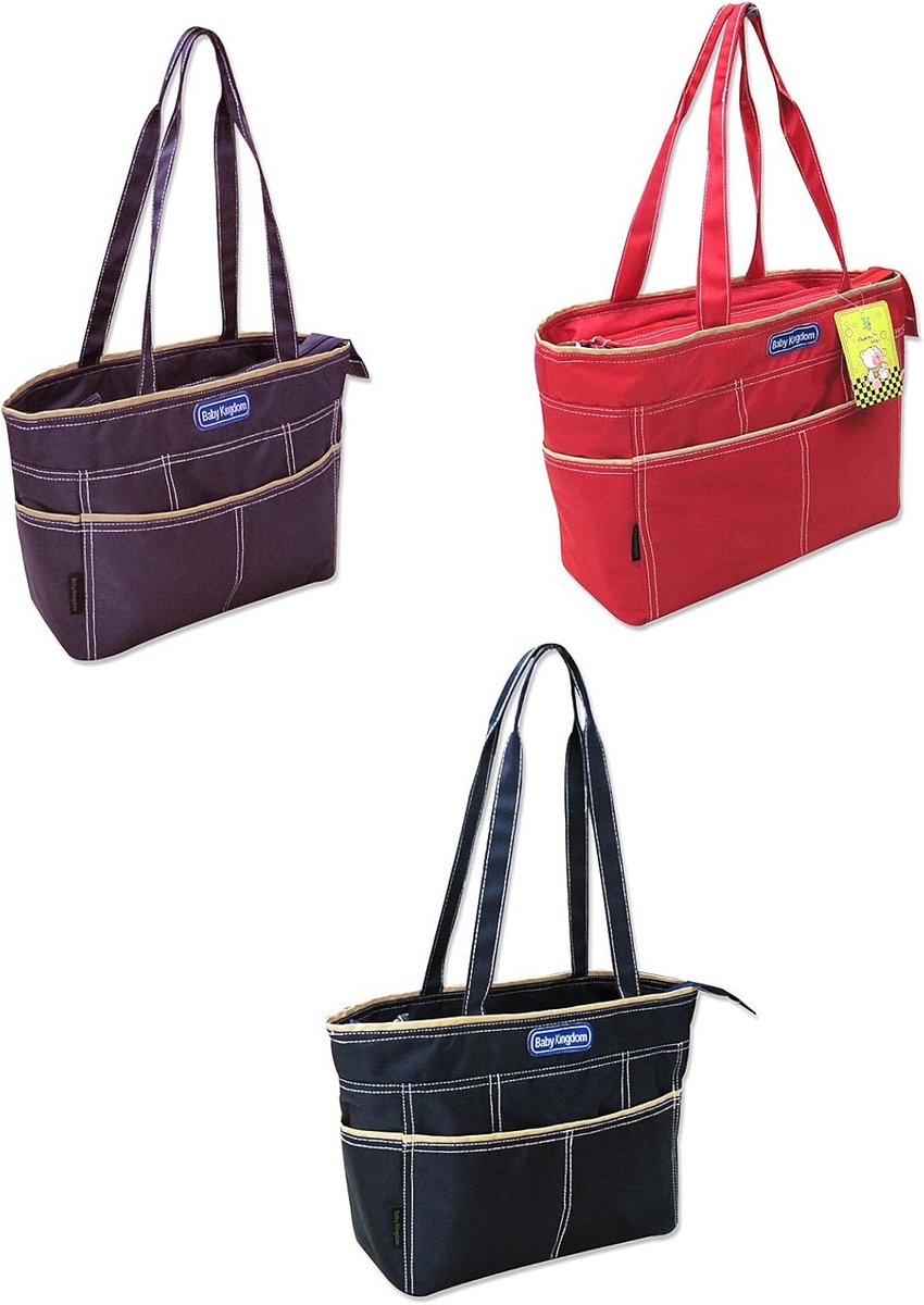 Ruime Luiertas Set met Verschoningsmat - Rood