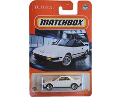 Matchbox 1984 Toyota MR2 Modelauto in Wit
