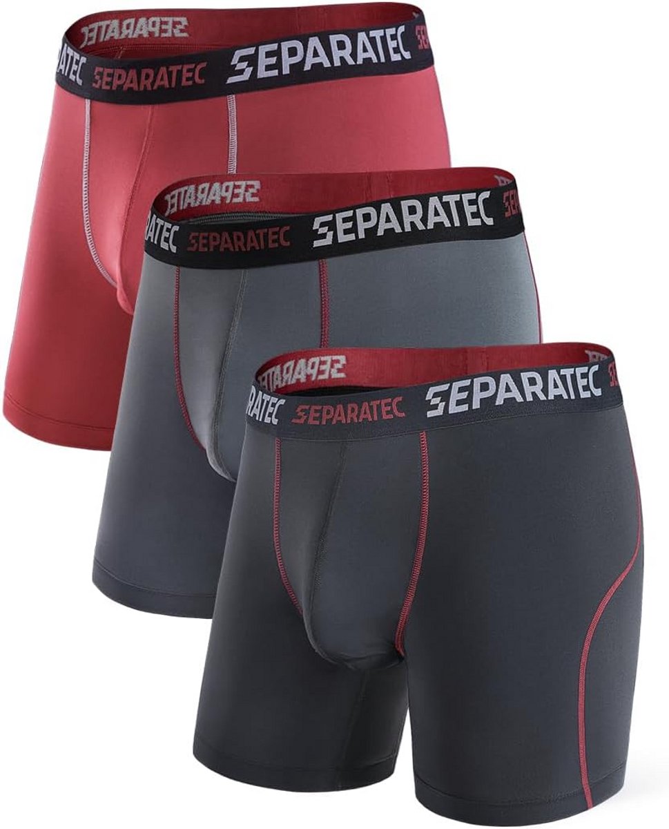 Heren Boxershorts 4-Pack Ademend Dubbelzak Ondergoed Bamboe Rayon