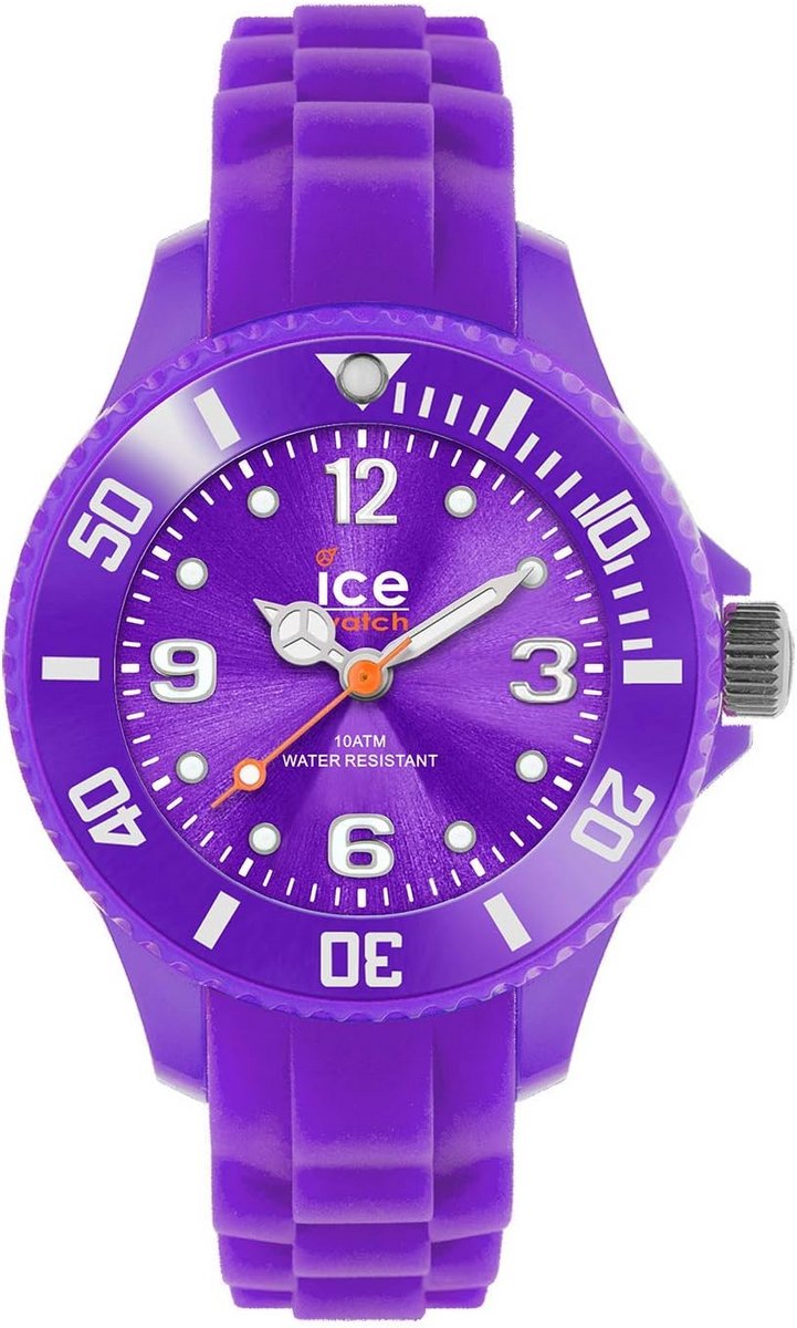 Paars Dameshorloge met Siliconen Band - Tijdloos Ontwerp