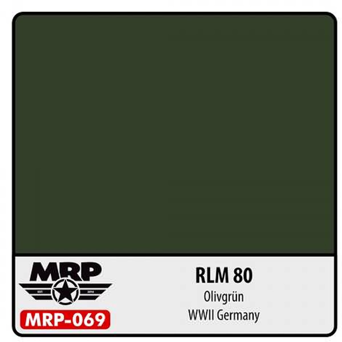 Mr. Paint MRP-069 - RLM 80 Olivgrun – 30 ml verf voor Airbrush & Detailwerk