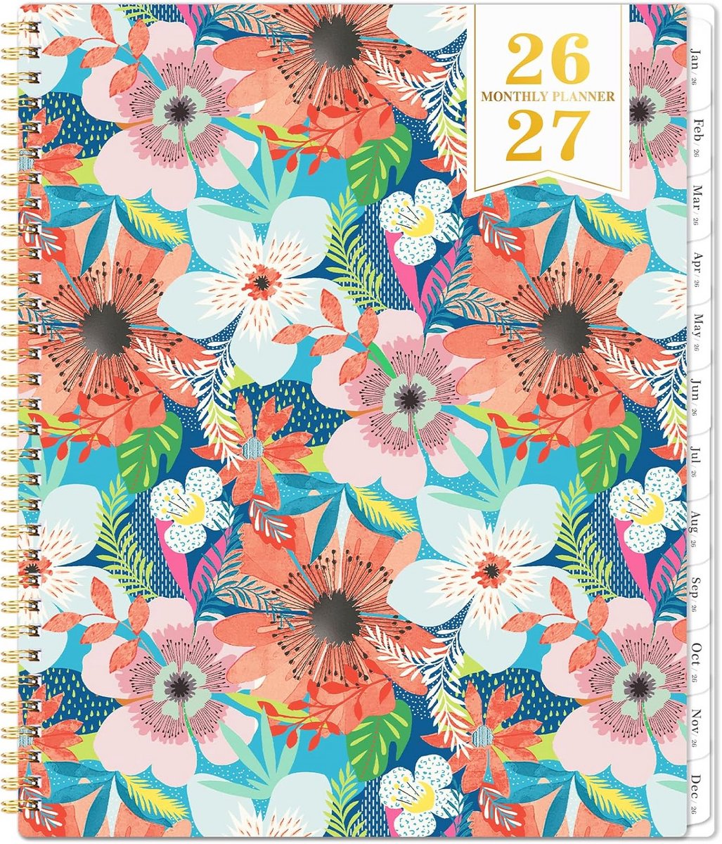 Grote Maandplanner 2026-2027 - Jaarkalender met Notitieruimte en Tabs