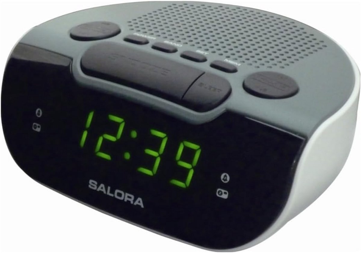 Klokradio met Wekker - Digitale Wekker - Wekkerradio - dubbele alarm