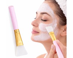 Masker Kwast Roze – Siliconen Gezichtsmasker Kwast – Professionele Face Mask Applicator – 1 Stuk