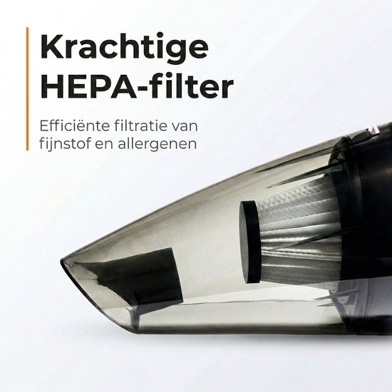 Kruimelzuiger- Kruimeldief snoerloos - Handstofzuiger met 4 opzetstukken - Zedar S300