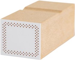 Frame Stempel voor Hobonichi Techo Planners - Stippen Patroon