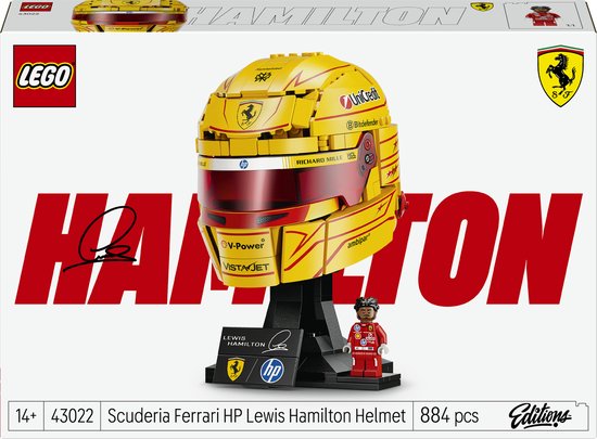 LEGO Editions 43022 Scuderia Ferrari HP helm van Lewis Hamilton