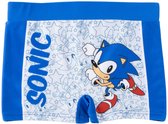 Sonic the Hedgehog Zwembroek Jongens - Blauw Wit - Sonic & Knuckles - Officieel Gelicenseerd