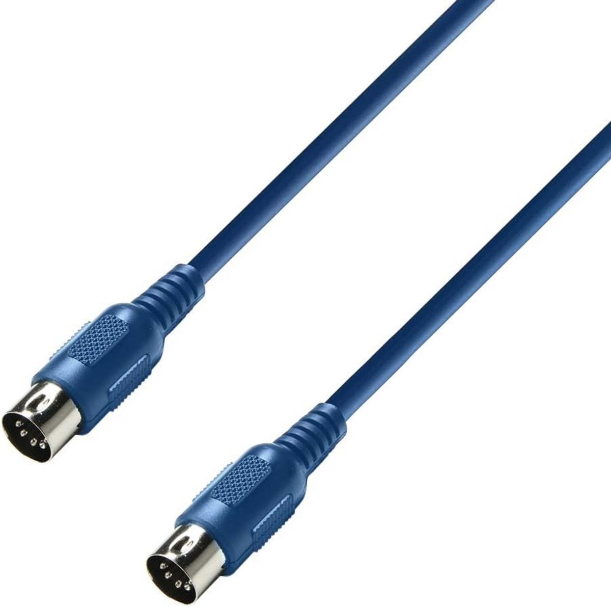 1.5m MIDI-kabel - blauw - voor muziekinstrumenten en apparatuur
