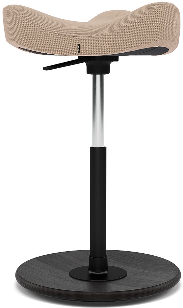 Varier Move zadelkruk, Beige/Zwart Tonal - ergonomisch