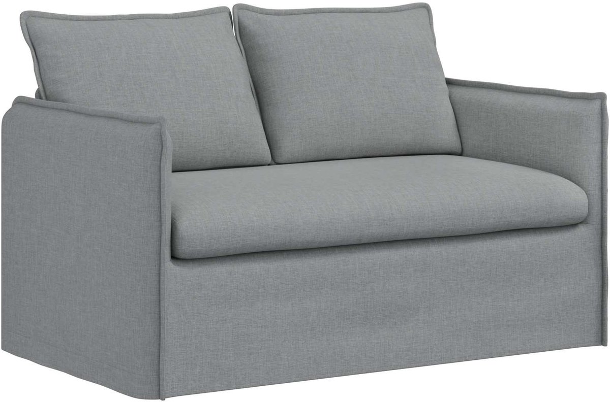 vidaXL Bank - Lichtgrijs - 136 - x - 82 - x - 85 - cm - Stof
