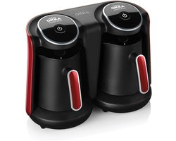 Elektrische Turkse Koffiemachine voor 1-8 Kopjes met Akoestisch Alarm en Wasbare Kan