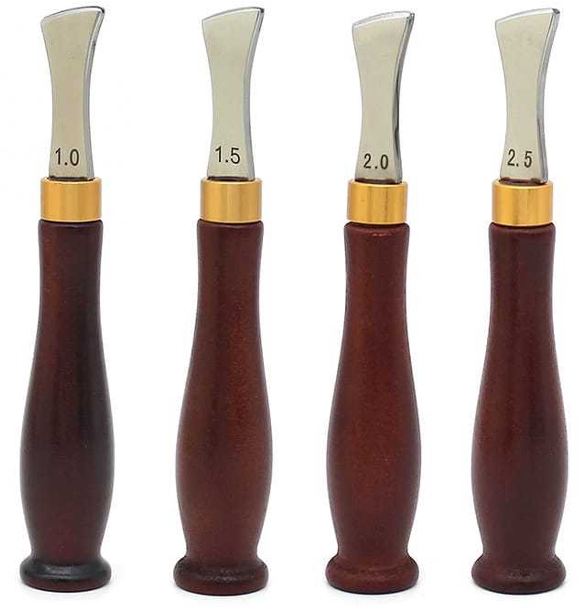 4-delige waaiervormige randklemset, 1,0-2,5 mm