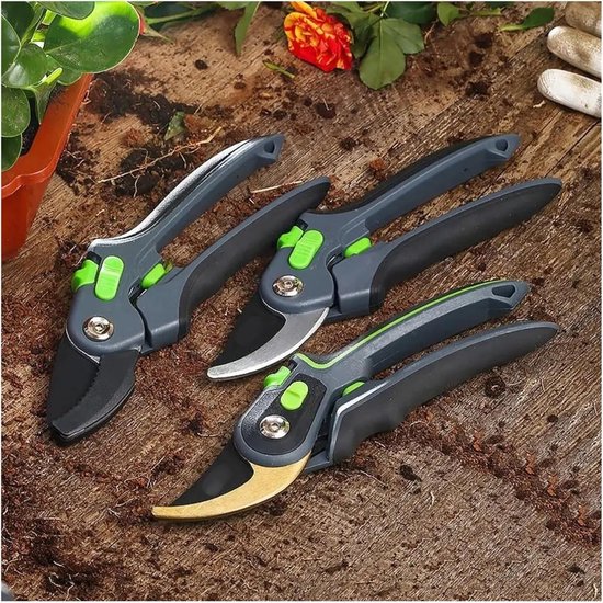 Snoeischaren - Snoeischaar - Tuinschaar - Duurzaam - Handbeschermer - Voor Bloemschikken, Geschikt Voor Bloemen, Takken En Bladeren — afbeelding 5