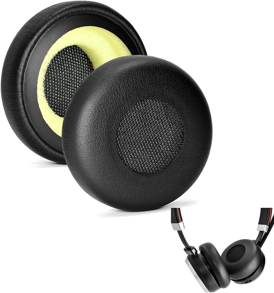 Vervangende Memory Foam Oorkussens voor Jabra Evolve Hoofdtelefoons