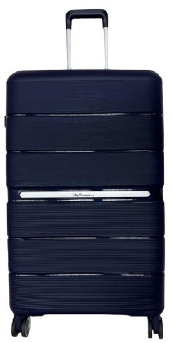 Violet Handbagage S – afm. 56x37x23 cm. - Hardcase PP Koffer – Zwenkwielen – TSA cijferslot – 43L – Compacte Cabinekoffer - Blauw