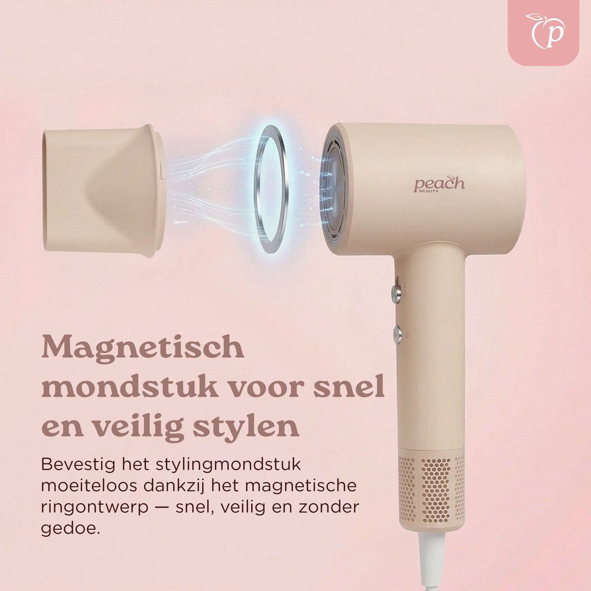 Karsten International Ionische Föhn 1600W met Magnetische - afbeelding 3
