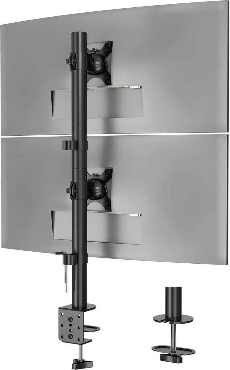 Monitor arm 2 Schermen - Verstelbaar - Beugel twee Schermen - Schermbeugel