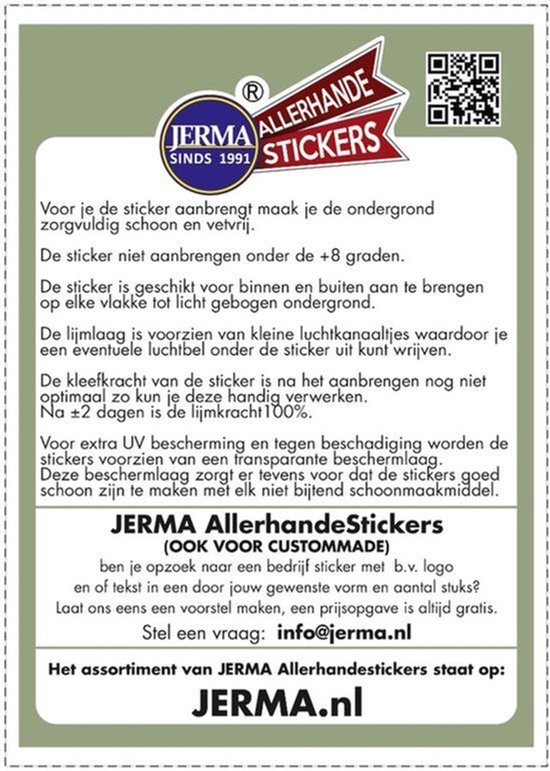 Jerma - SZ Embleem Stickers Slechtziend – 4 st - 2st 10x6 en 2st 5x3 cm - vinyl - zelfklevend - buiten