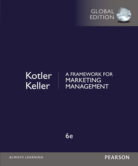 A Framework for Marketing Management, Global Edition
