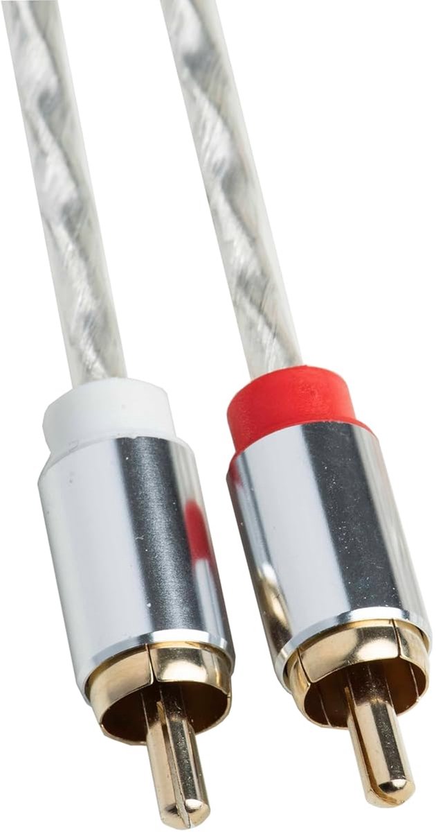 Pro-Ject Connect It Line E RCA Kabel 0,82m - Audiophile Signaal Kabel met Vergulde Aansluitingen