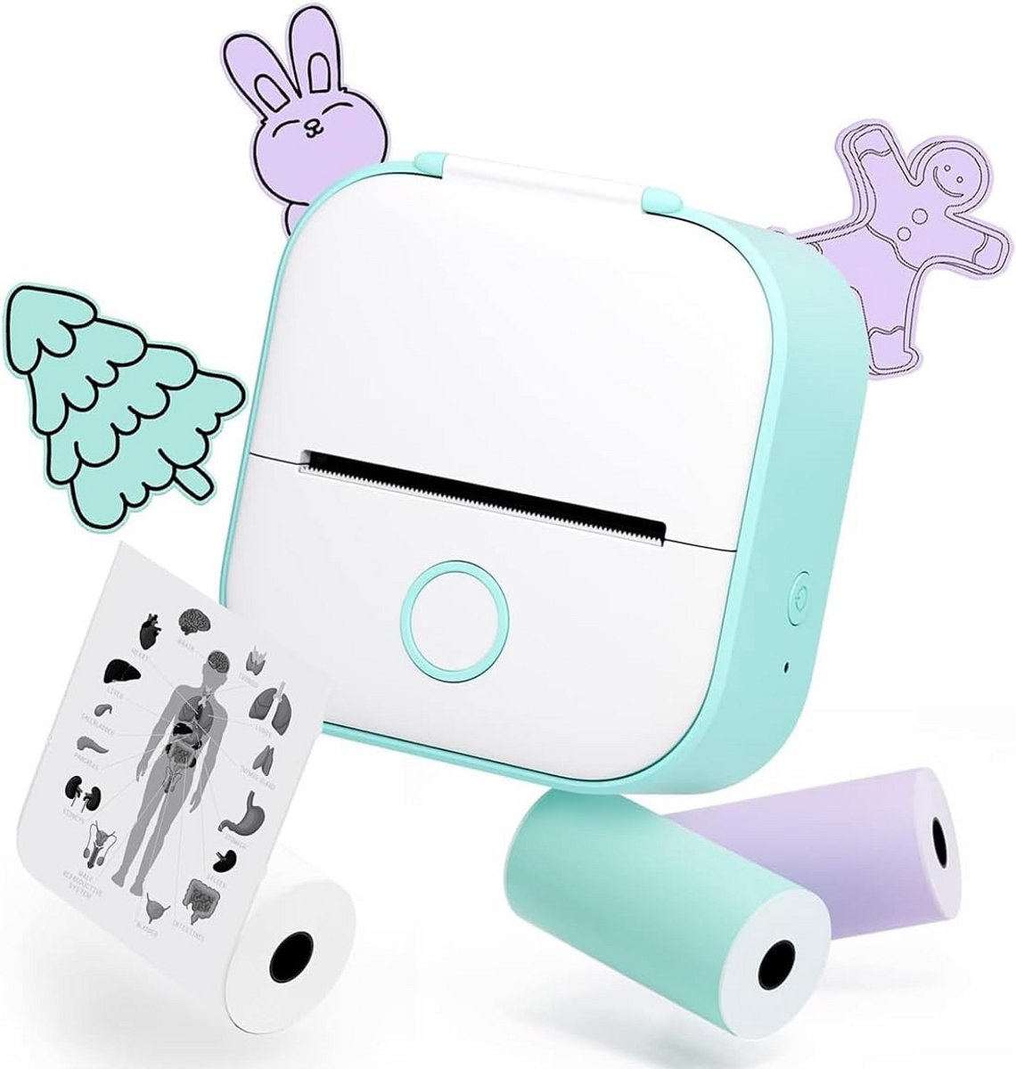 Draagbare Thermische Mini Printer voor Schoolnotities en Foto's