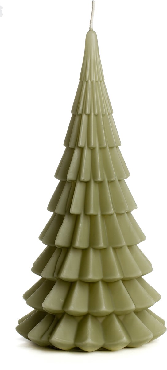 Rustik Lys Outdoor Kerstboom kaars - Eucalyptus - 20x40cm