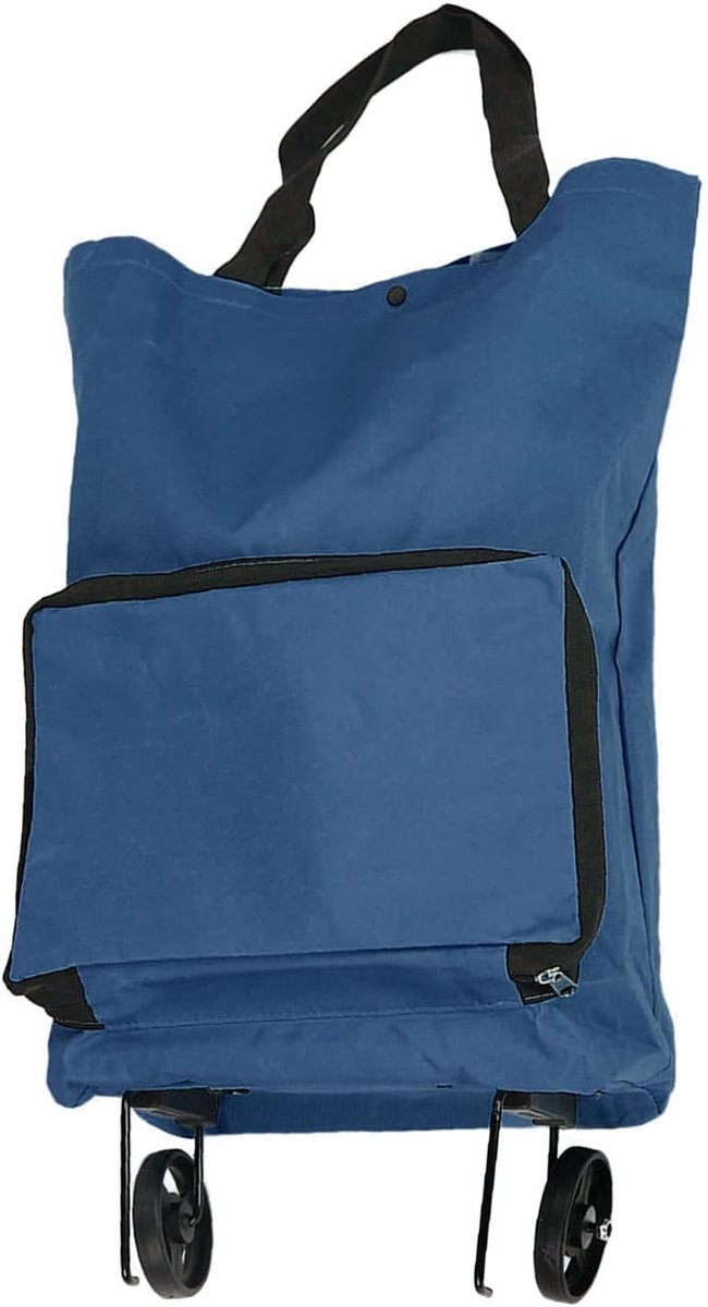 Boodschappentas met wielen - Opvouwbare tas - Winkelen en reizen - Stevig en uitbreidbaar