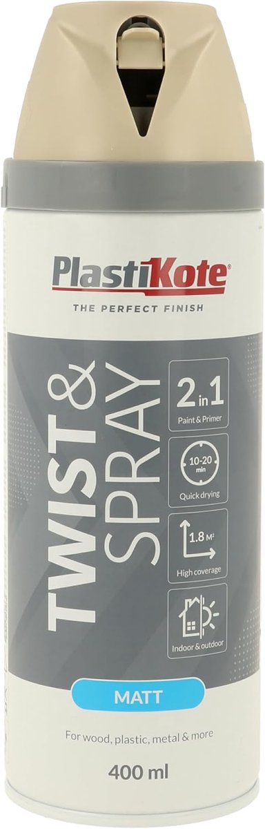 Spuitverf - Spray Verf - Interieur Exterieur - Easy Spray Technologie - 400 ml - Blauw