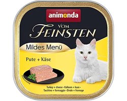 Kattenvoer Nat Menu - Voeding voor Katten - Gevoelige Spijsvertering - Graanvrij en Suikervrij - 32 Porties 100g