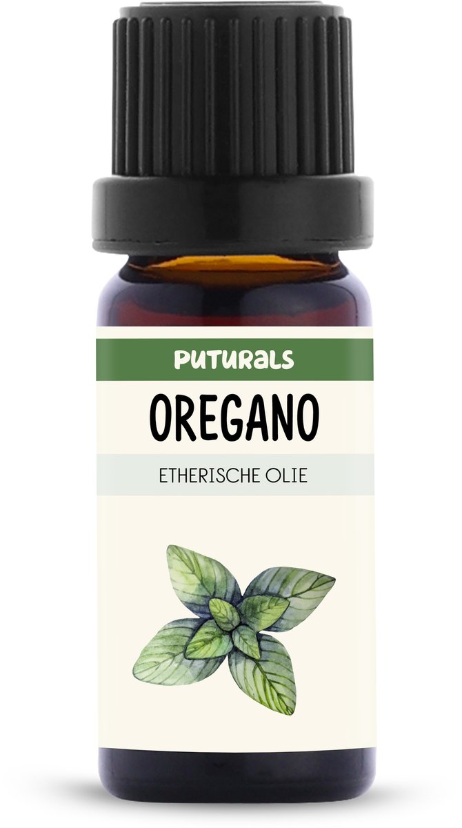 Puturals Oregano Olie 100% Natuurlijk - 10ml - Puur en Vegan - Oregano Olie voor Huid, Haar en Aromatherapie