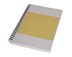 Sigel Notitieboek Quicknote A5 Spiraal Bright Yellow lijn Softcover 160 pagina's 80 grams
