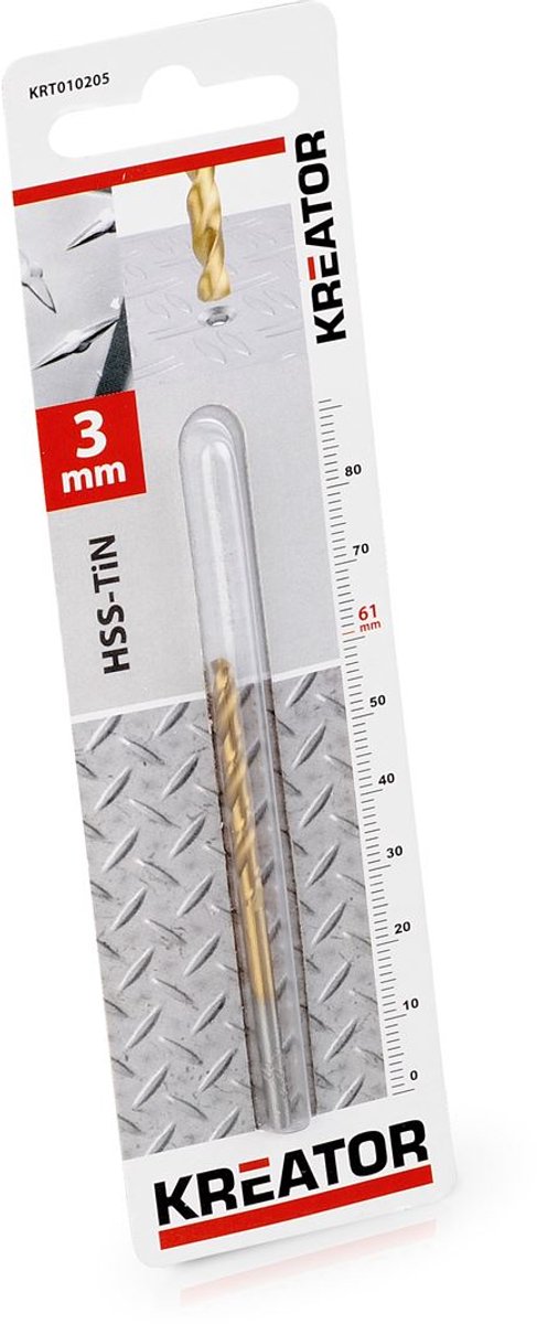 Kreator Hss tin metaalboor KRT010205