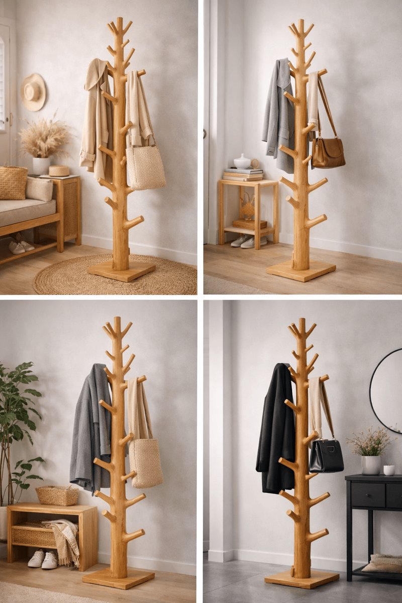 LOFT42 Bono Small Kapstok - Goud – Metaal – 9 haken