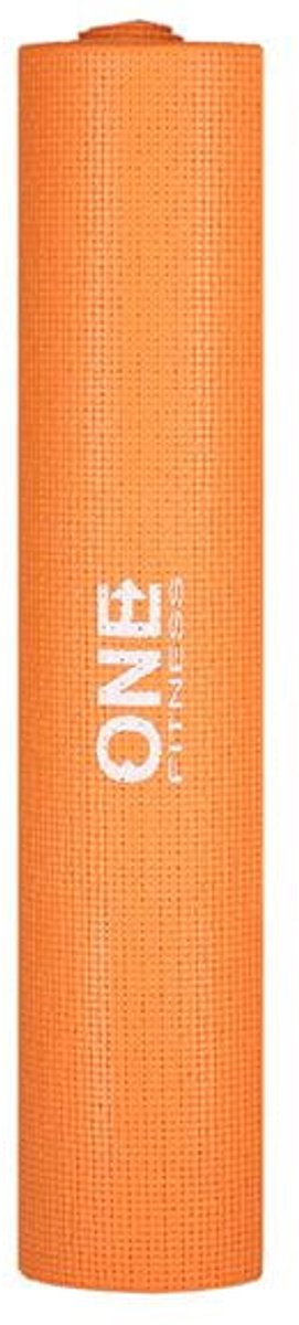 One Fitness YM02 - Yogamat - PVC - 1730x610 mm - Oranje van One — afbeelding 3