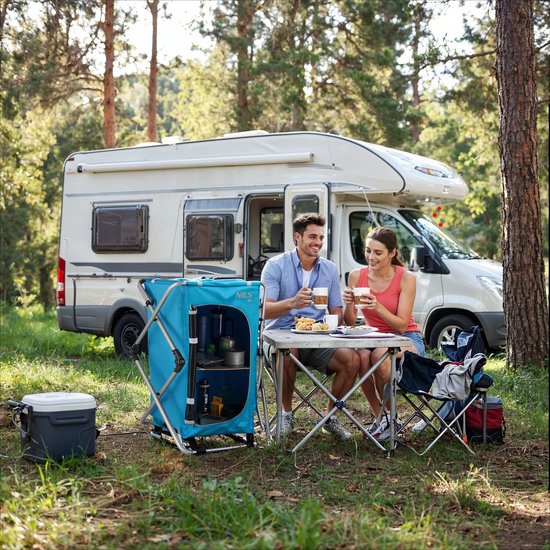 NILS CAMP NC3702 - Pop-Up - Campingkast - 2 Planken - Snelle Montage van NILS CAMP — afbeelding 2