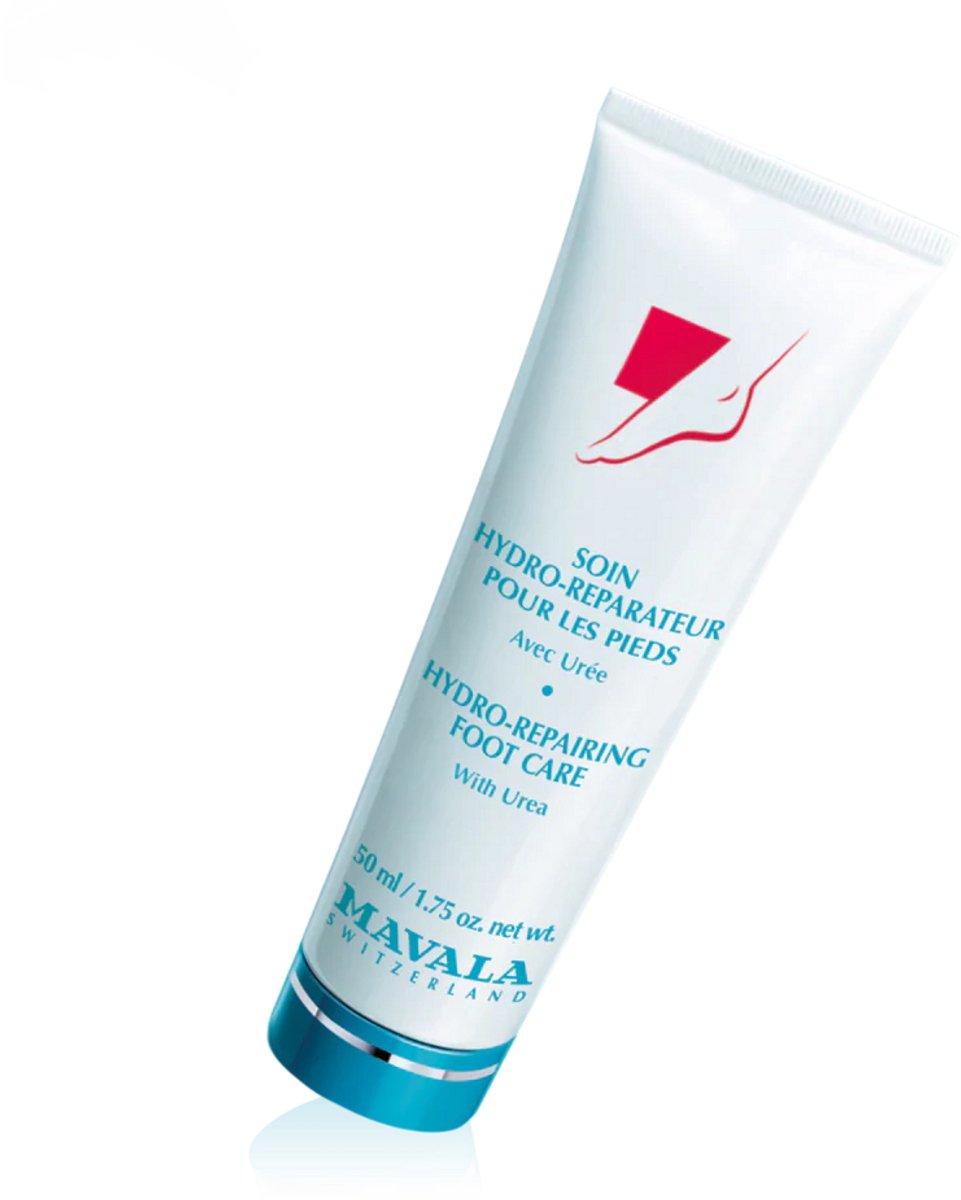 Mavala Hydro Repairing Foot Care – Intensief Voetverzorgingscrème Voor Droge, Gebarsten En Vermoeide Voeten - Verzacht Eelt En Ruwe Huid - Hydrateert, Herstelt En Beschermt Voeten - Professionele Voetverzorging - 50 ml